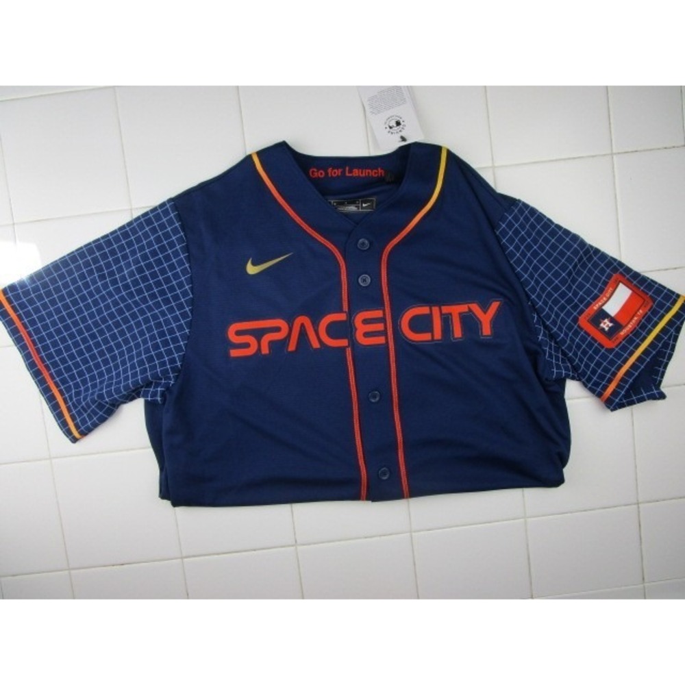 Nike Houston Astros Alex Bregman #2 Space City Connect Jersey Men's Medium